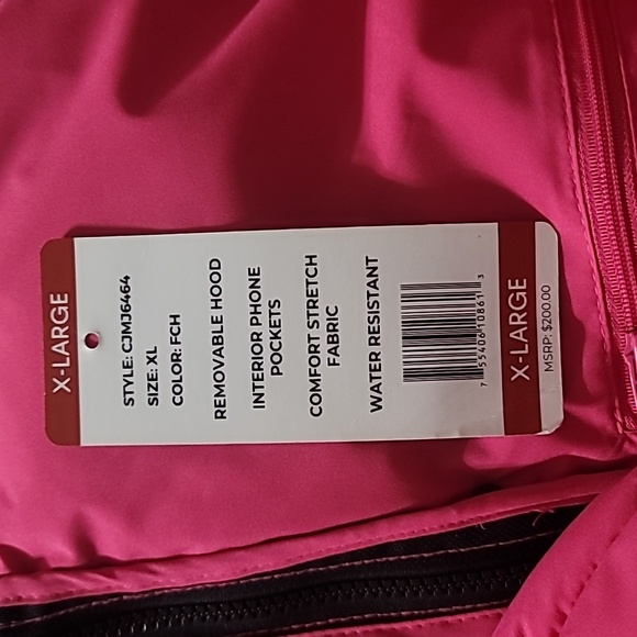 Calvin Klein Vibrant Pink Puffer Jacket - Picture 14 of 14